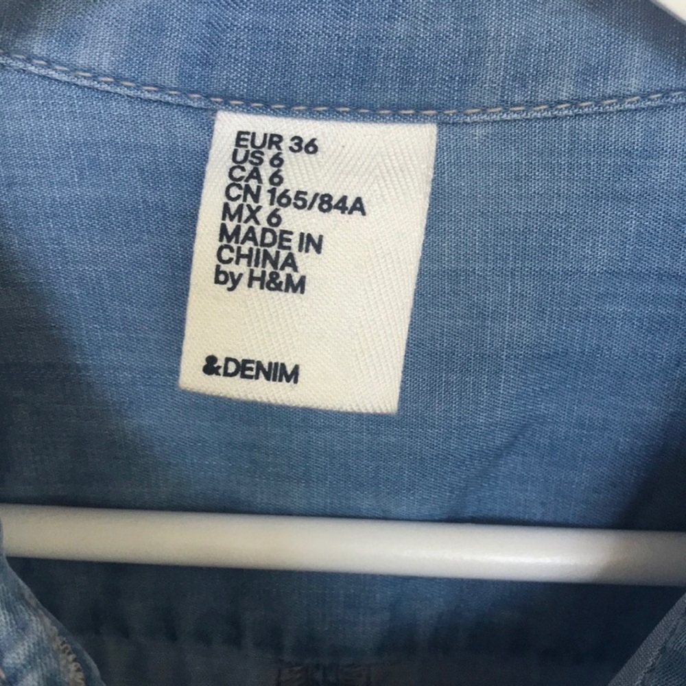 H&M Denim Shirt with pockets